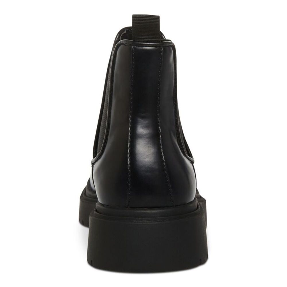 MADDEN Mens Black Goring Comfort Aillem Round Toe Wedge Boots 7.5 M - Picture 2 of 4